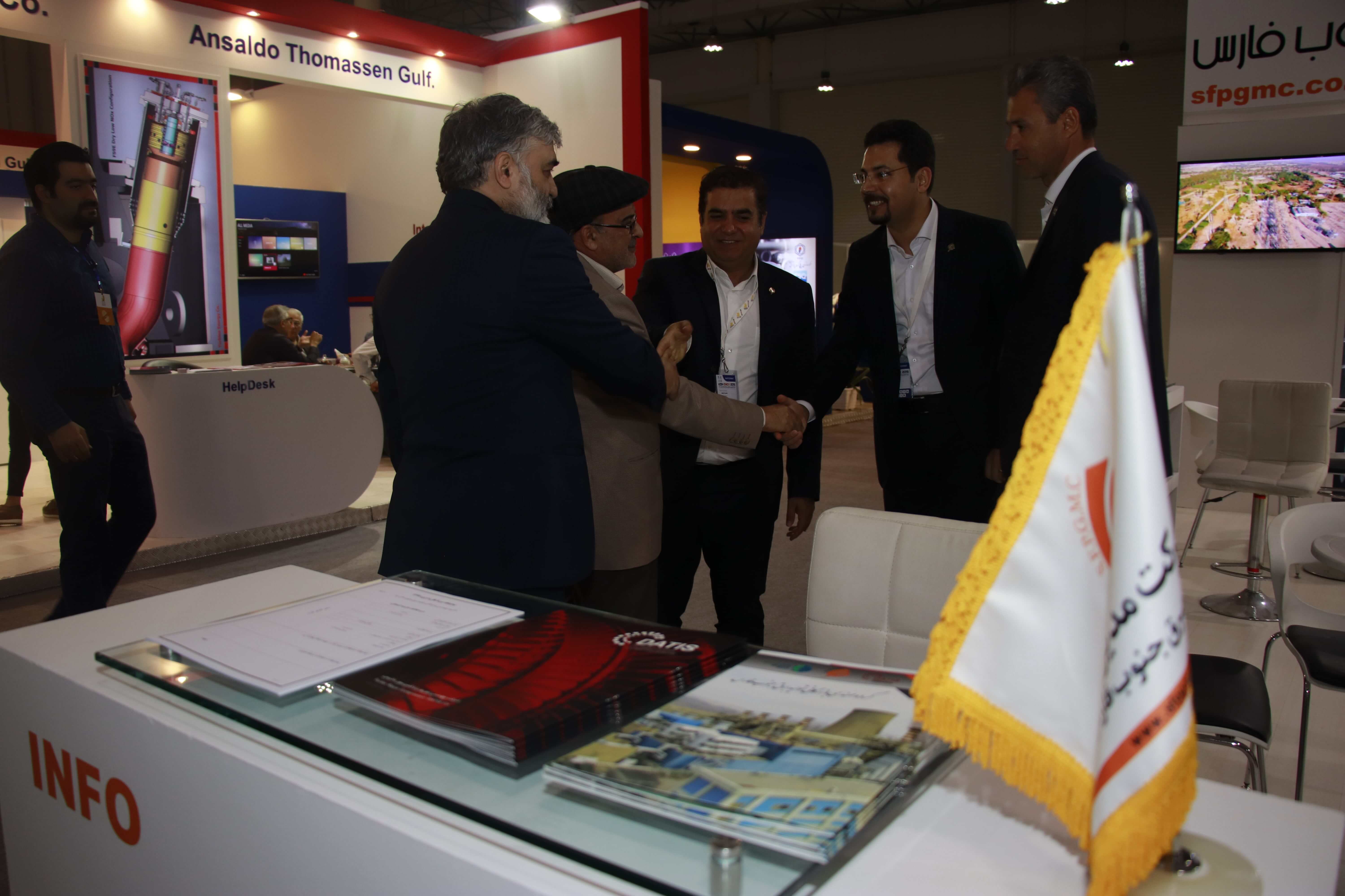 حضور شرکت مدیریت تولید برق جنوب فارس در پانزدهمین نمایشگاه بین المللی انرژی کیش