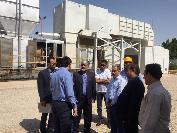 بازدید مدیر عامل از نیروگاه بوشهر 1